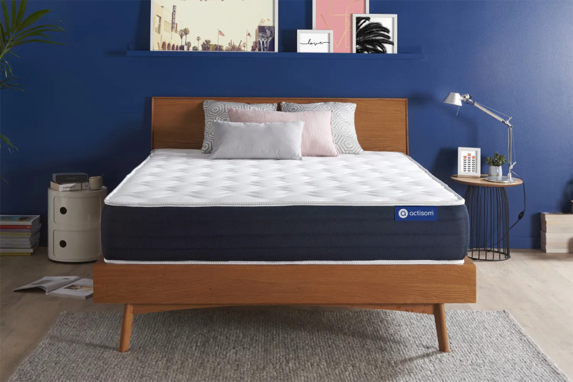 Matelas 180x200 cm Ressorts ensachés et Mémoire de forme - Actiflex Sleep