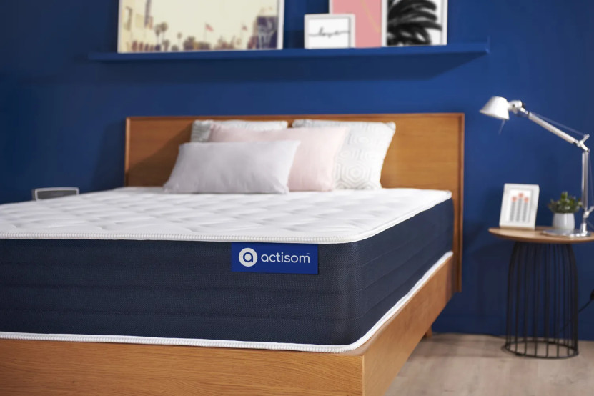 Matelas 90x190 cm Ressorts ensachés et Mémoire de forme - Actiflex Sleep