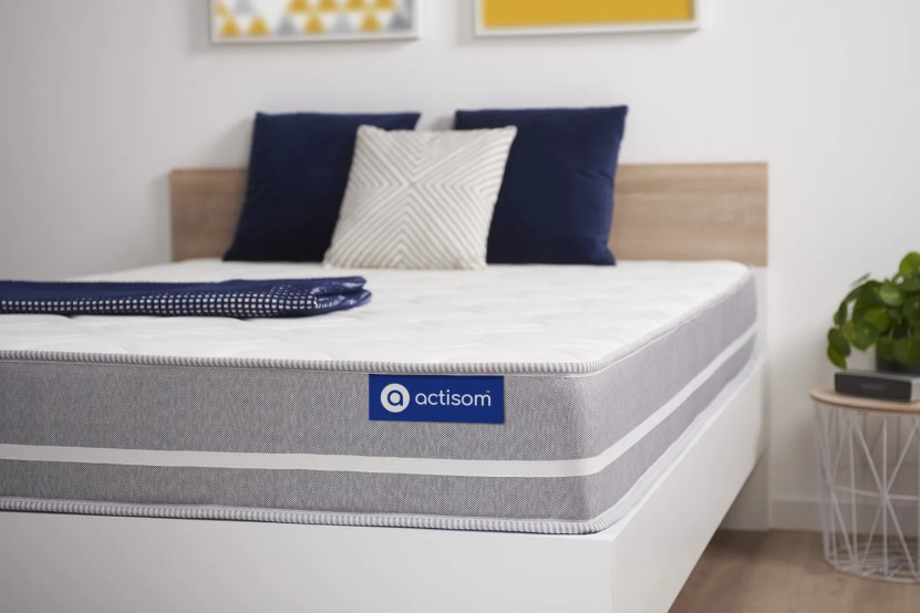 Matelas 120x200 cm Latex et mémoire de forme - Actilatex Touch