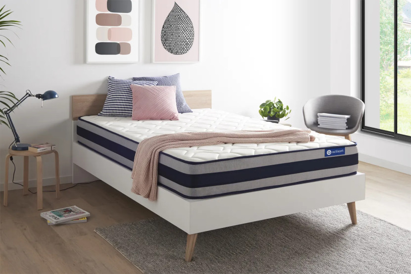 Matelas 135x190 cm Latex et mémoire de forme - Actilatex Ergo
