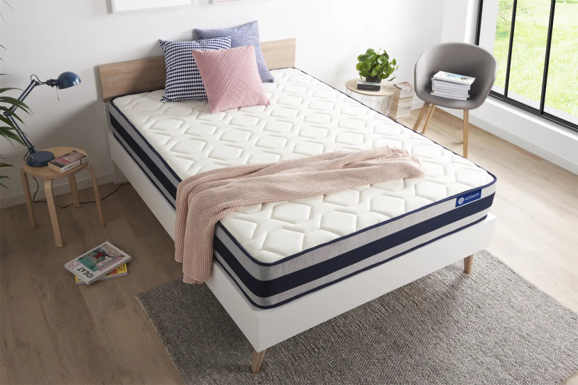 Matelas 90x210 cm Latex et mémoire de forme - Actilatex Ergo