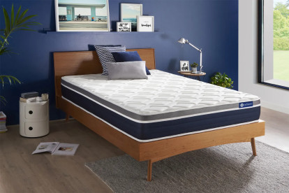 Matelas 200x200 cm Ressorts ensachés et Mémoire de forme - Actiflex Confort