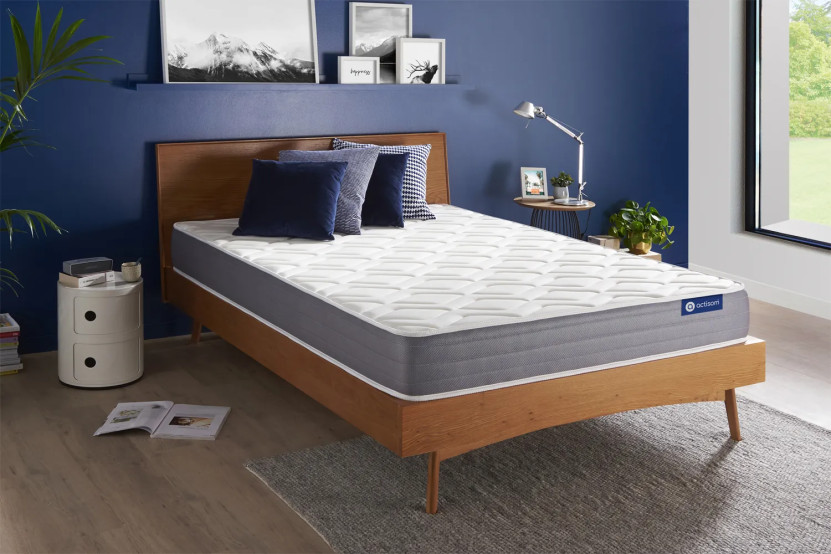 Matelas 130x200 cm Ressorts ensachés et Mémoire de forme - Actiflex Dream