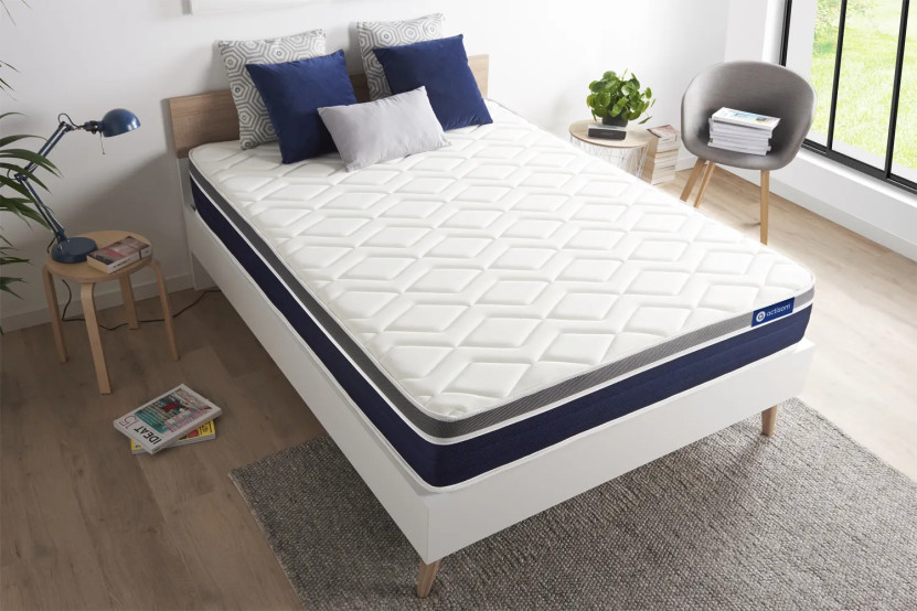 Matelas 120x210 cm Latex et mémoire de forme - Actilatex Confort