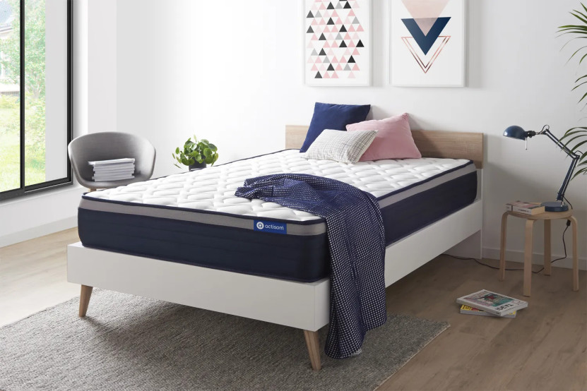 Matelas 135x190 cm Latex et mémoire de forme - Actilatex Max