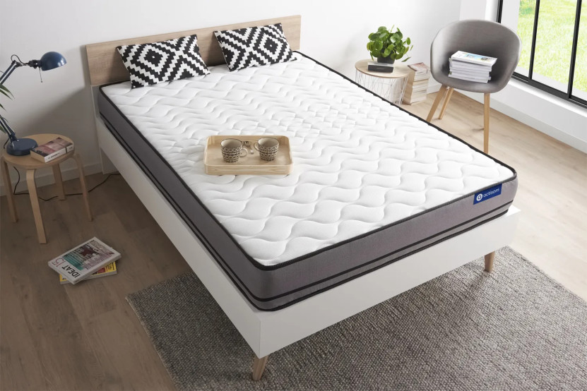 Matelas 135x190 cm Latex et mémoire de forme - Actilatex Night