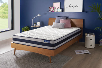 Matelas 160x190 cm Ressorts ensachés et Mémoire de forme - Actiflex Ergo