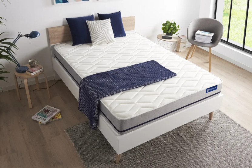 Matelas 100x210 cm Latex et mémoire de forme - Actilatex Soft