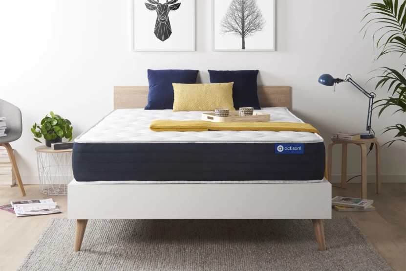 Matelas 133x182 cm Latex et mémoire de forme - Actilatex Sleep