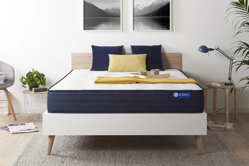 Matelas 160x190 cm Latex et mémoire de forme - Actilatex Life