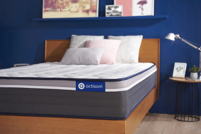Matelas 120x220 cm Ressorts ensachés et Mémoire de forme - Actiflex Plus
