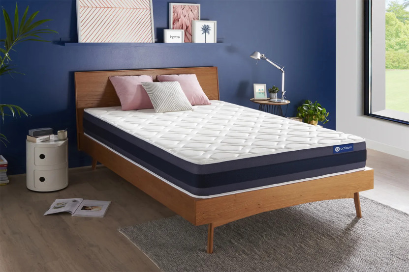 Matelas 130x200 cm Ressorts ensachés et Mémoire de forme - Actiflex Morpho