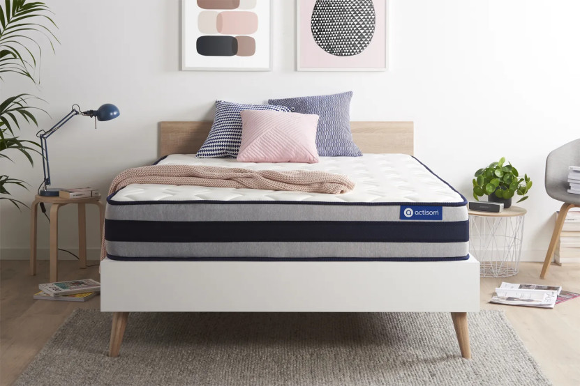 Matelas 130x210 cm Latex et mémoire de forme - Actilatex Ergo