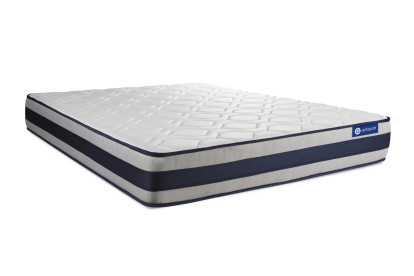 Matelas 150x200 cm Ressorts ensachés et Mémoire de forme - Actiflex Ergo
