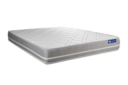 Ensemble Matelas Sommier 180x210 cm - Sommier Blanc (en kit) - Actiflex Touch