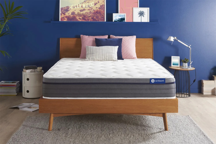 Matelas 180x200 cm Ressorts ensachés et Mémoire de forme - Actiflex Zen