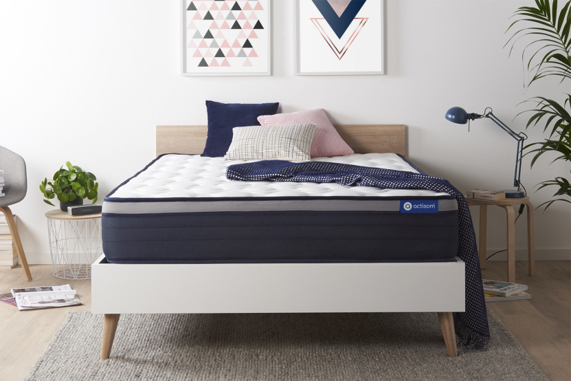 Matelas 130x210 cm Latex et mémoire de forme - Actilatex Max
