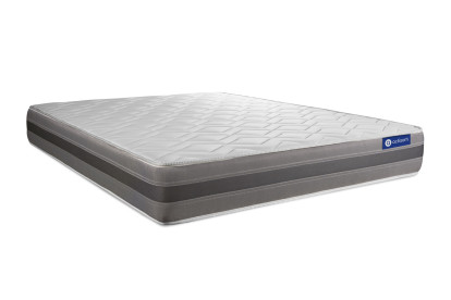 Ensemble Matelas Sommier 160x200 cm - Sommier Blanc (en kit) - Actiflex Relax