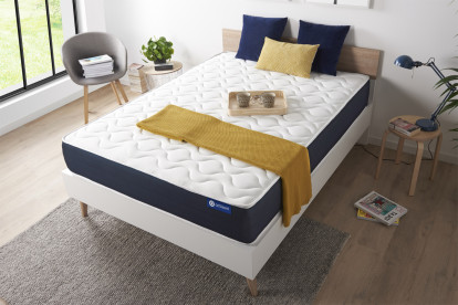 Matelas 100x200 cm Latex et mémoire de forme - Actilatex Life
