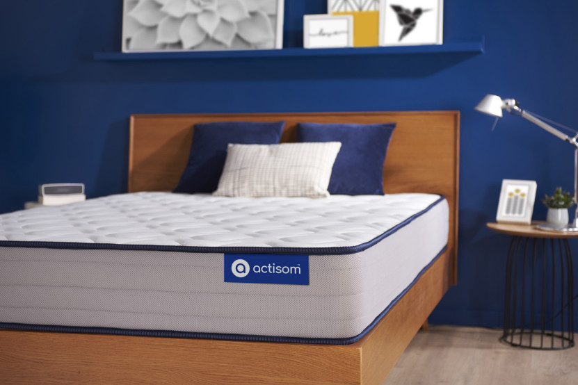 Matelas 100x190 cm Ressorts ensachés et Mémoire de forme - Actiflex Form