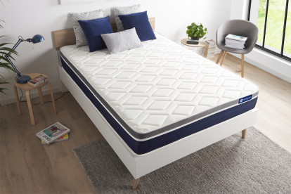 Matelas 130x200 cm Latex et mémoire de forme - Actilatex Confort