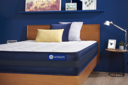 Matelas 120x195 cm Ressorts ensachés et Mémoire de forme - Actiflex Tech