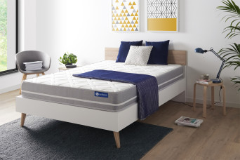 Matelas 130x200 cm Latex et mémoire de forme - Actilatex Touch
