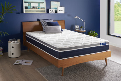 Matelas 135x200 cm Ressorts ensachés et Mémoire de forme - Actiflex Confort