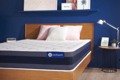 Matelas 120x190 cm Ressorts ensachés et Mémoire de forme - Actiflex Morpho