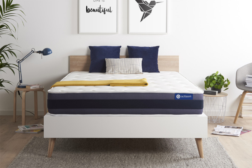 Matelas 140x210 cm Latex et mémoire de forme - Actilatex Morpho