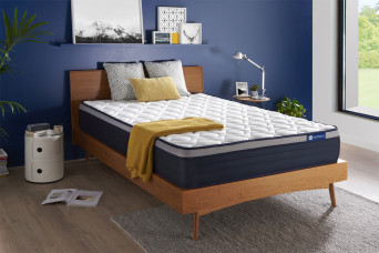 Matelas 133x183 cm Ressorts ensachés et Mémoire de forme - Actiflex Max