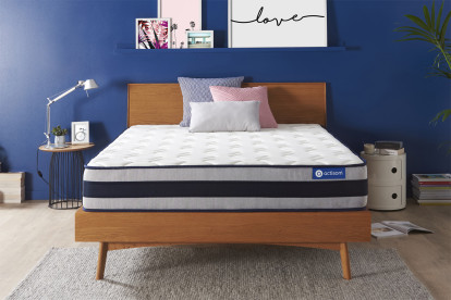 Matelas 160x195 cm Ressorts ensachés et Mémoire de forme - Actiflex Ergo