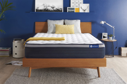 Matelas 150x190 cm Ressorts ensachés et Mémoire de forme - Actiflex Max