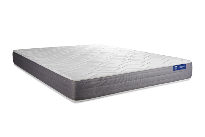 Ensemble Matelas Sommier 160x210 cm - Sommier Blanc (en kit) - Actiflex Dream