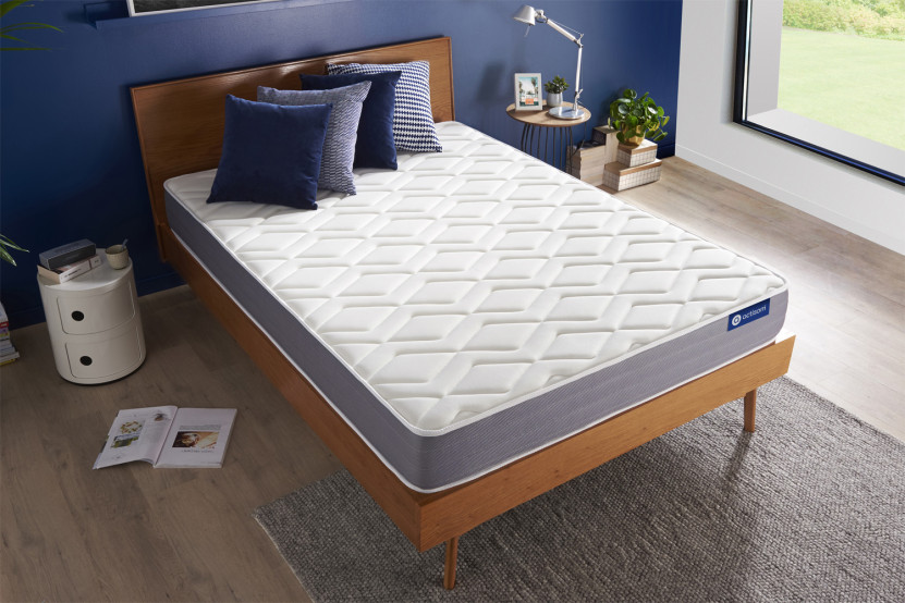 Matelas 130x200 cm Ressorts ensachés et Mémoire de forme - Actiflex Dream