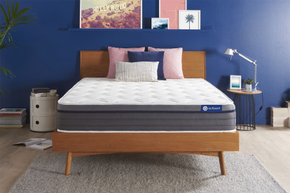 Matelas 140x220 cm Ressorts ensachés et Mémoire de forme - Actiflex Zen