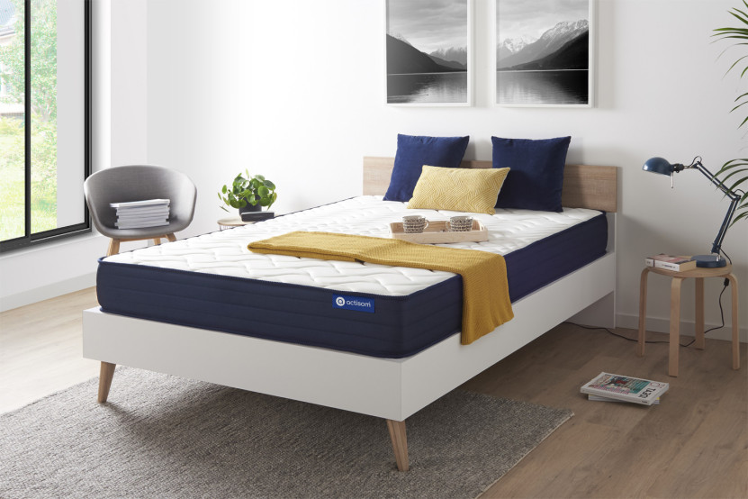 Matelas 130x220 cm Latex et mémoire de forme - Actilatex Life