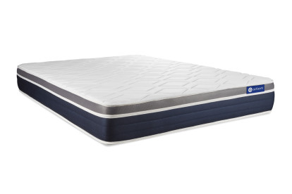Matelas 160x195 cm Ressorts ensachés et Mémoire de forme - Actiflex Confort