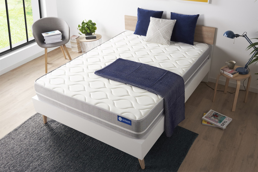 Matelas 120x210 cm Latex et mémoire de forme - Actilatex Touch