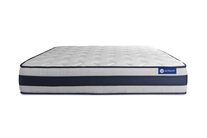 Matelas 150x190 cm Ressorts ensachés et Mémoire de forme - Actiflex Ergo