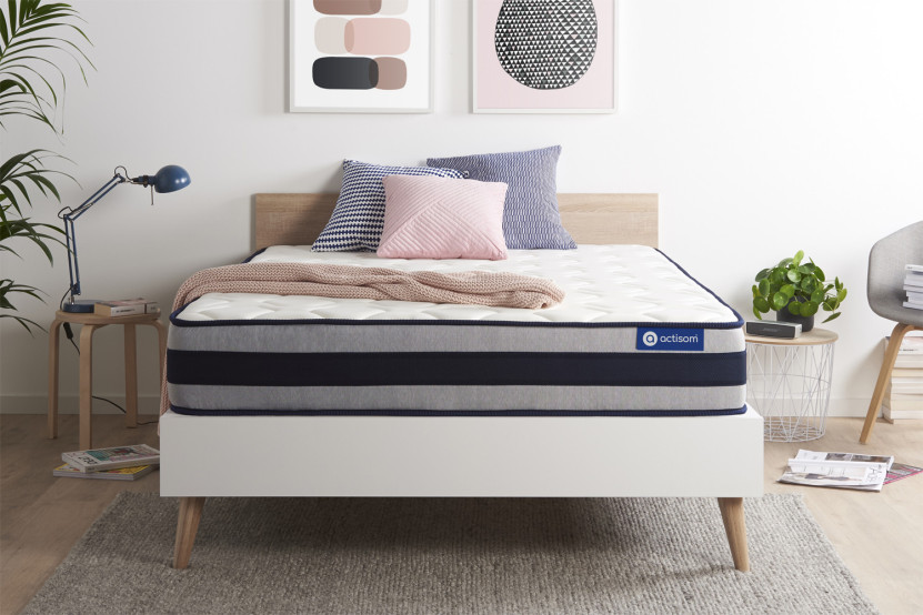 Matelas 135x190 cm Latex et mémoire de forme - Actilatex Ergo