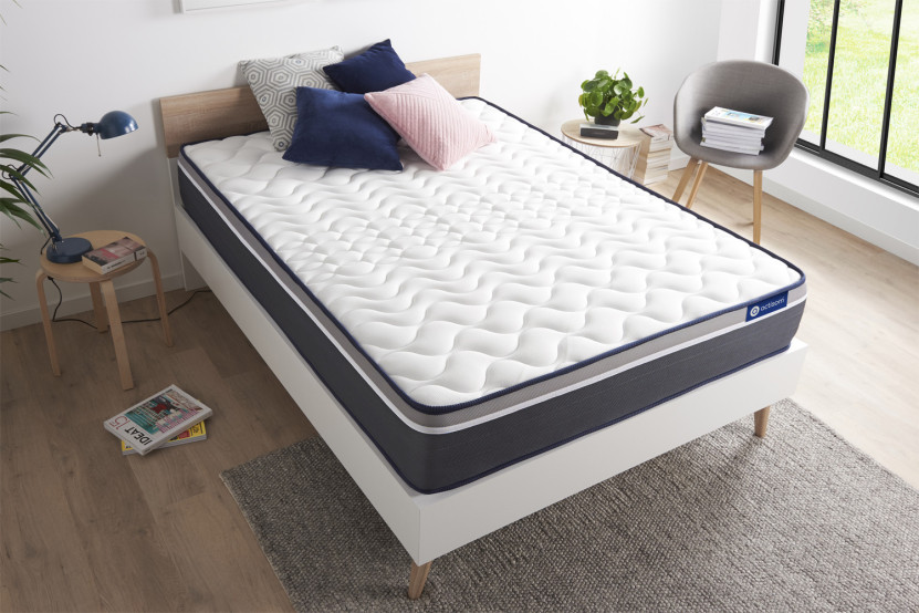 Matelas 120x200 cm Latex et mémoire de forme - Actilatex Plus