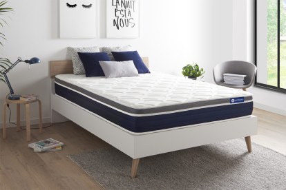 Matelas 130x190 cm Latex et mémoire de forme - Actilatex Confort