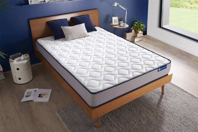 Matelas 120x190 cm Ressorts ensachés et Mémoire de forme - Actiflex Form