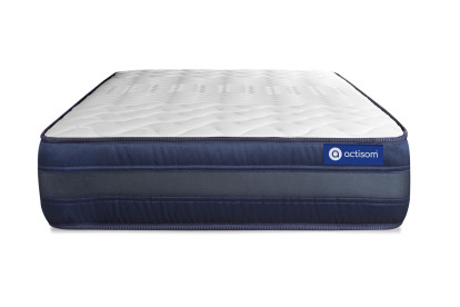 Matelas 100x220 cm Ressorts ensachés et Mémoire de forme - Actiflex Tech