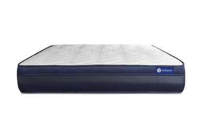 Matelas 150x200 cm Ressorts ensachés et Mémoire de forme - Actiflex Tech