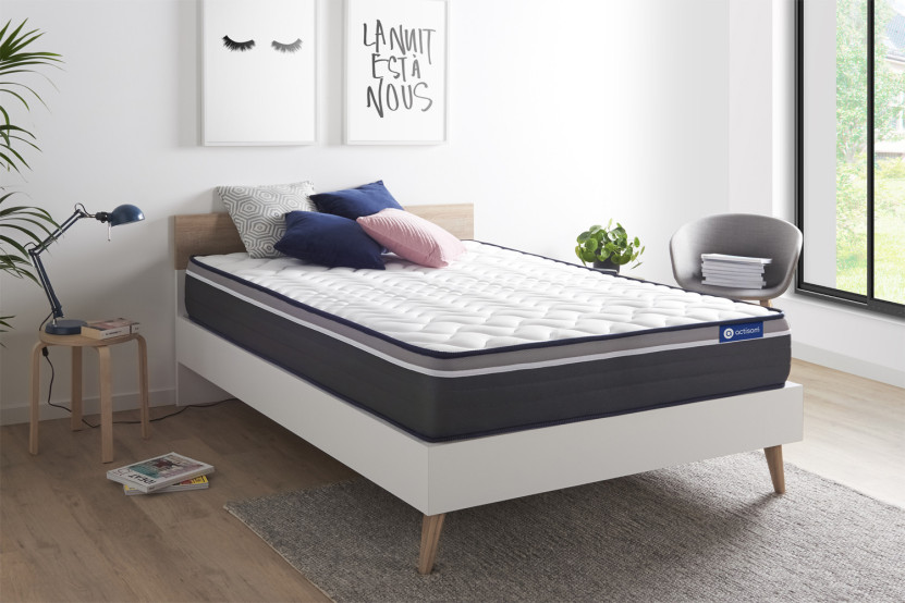 Matelas 130x210 cm Latex et mémoire de forme - Actilatex Plus