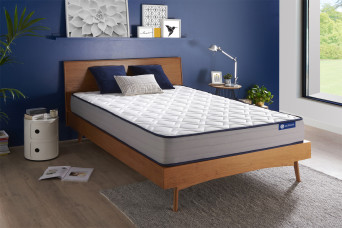 Matelas 130x190 cm Ressorts ensachés et Mémoire de forme - Actiflex Form