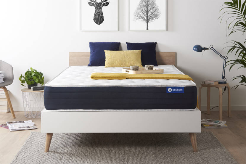 Matelas 130x190 cm Latex et mémoire de forme - Actilatex Sleep