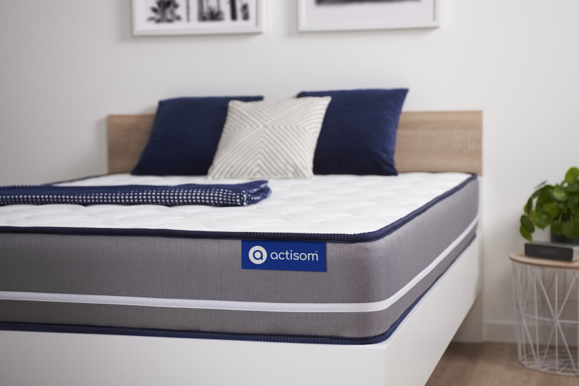 Matelas 75x190 cm Latex et mémoire de forme - Actilatex Pur